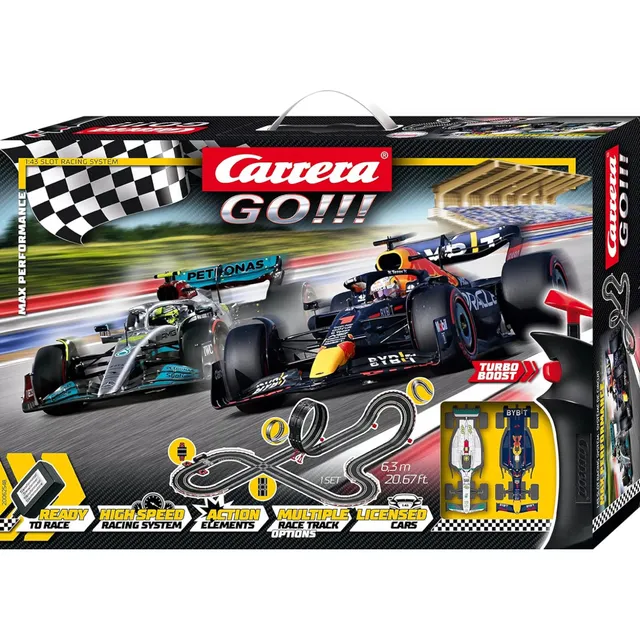 Pista Carrera Go! Verstappen Y Hamilton Pista Carrer Redbull