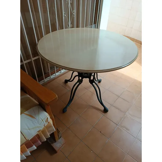 Mesa + 4 Sillas Jardín Hierro Forjado.
