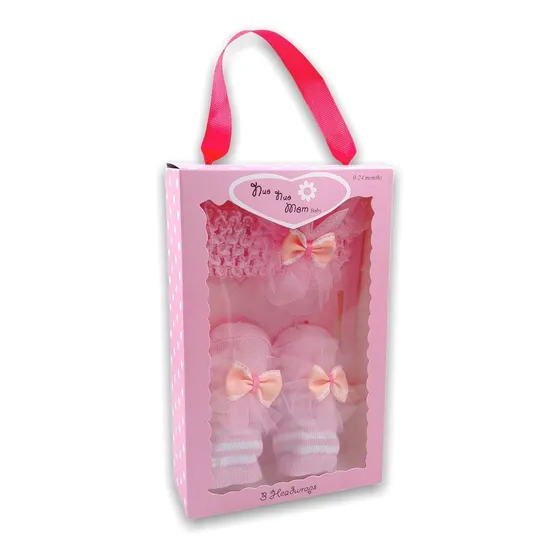 Conjunto De Cintillo Y Calcetines De Bebé Para Regalo