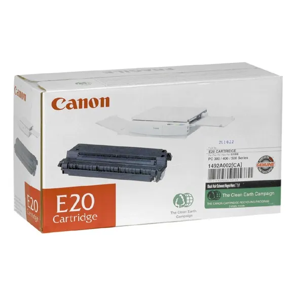 Toner Canon E20 1492a002ca Color Negro