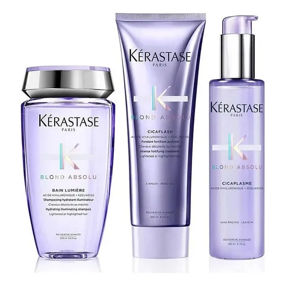 Kérastase Bain Lumiere + Fondant Cicaflash + Cicaplasme