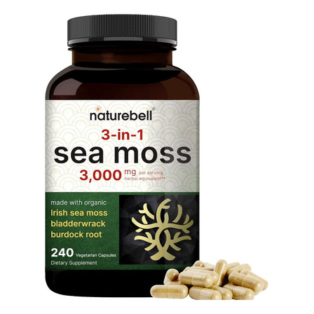 Musgo Marino Irlandés 3000mg Salud Digestiva + Tiroides 240 Sabor Sin Sabor Musgo Marino Irlandés 3000mg Salud Digestiva + Tiroides 240 Sabor Sin Sabor