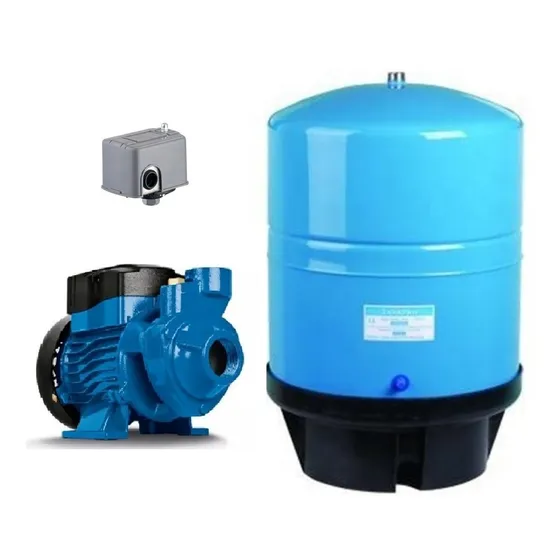Bomba Hidroneumática 1 Hp Tanque 11g Presostato 20-40 Psi