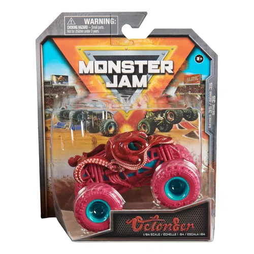 Toy Monster Truck Monster Jam 1:64 Scale 9 Pack For 3 Years+
