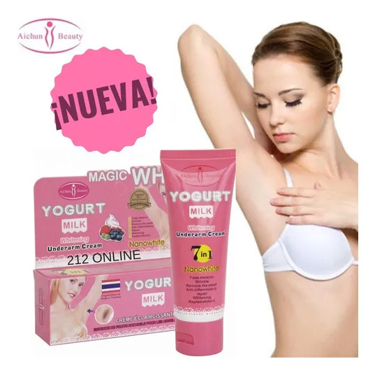 Crema Aclarante Axilas Entrepierna Rodillas Aichun Yogurt