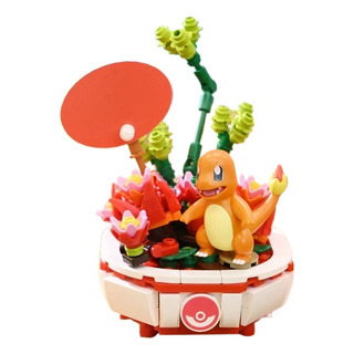Bloco De Construção Em Vaso Pikachu Charmander Squirtle Mode Bloco De Construção Em Vaso Pikachu Charmander Squirtle Mode