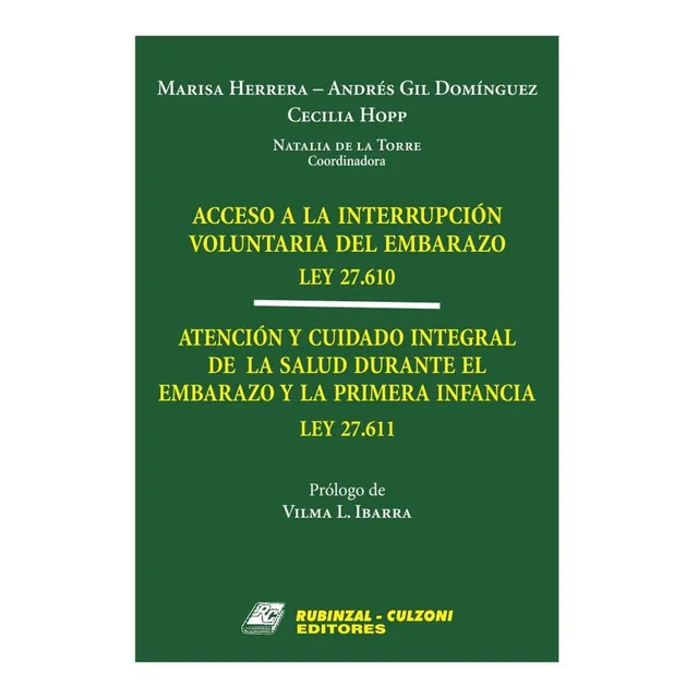 Libro Acceso A La Interrupción Voluntaria Del Embarazo