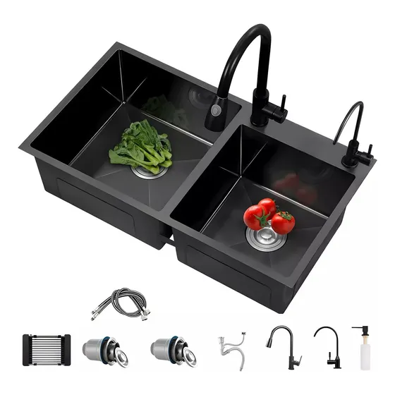 Tarja Acero Inoxidable Para Cocina Fregadero Tarjas 81*43cm