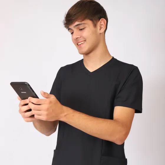 Blusa Masculina De Pijama Cirúrgico, Scrub Masculino Enferm