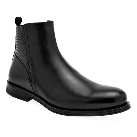 Botin    Christian Gallery 2805pg Para Hombre Color Negro E7
