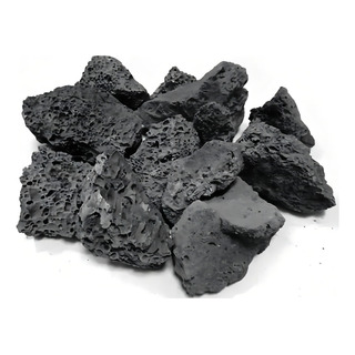 Pedra Vulcânica Cinza Para Lareiras Churrasqueiras 1kg Pedra Vulcânica Cinza Para Lareiras Churrasqueiras 1kg