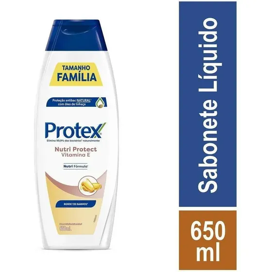 Sabonete Líq Antibacteriano Protex Nutri Vitamina E 650ml