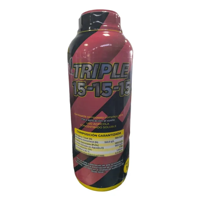 Fertilizante Triple 15-15-15. 1 Litro