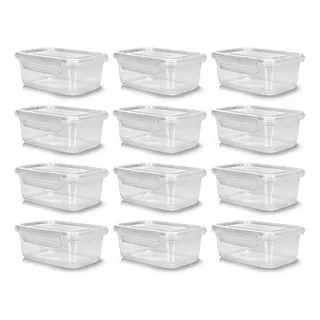 12 Marmitas ReutilizĂĄvel 1litro PlĂĄstico C/trava Transparent 12 Marmitas ReutilizĂĄvel 1litro PlĂĄstico C/trava Transparent