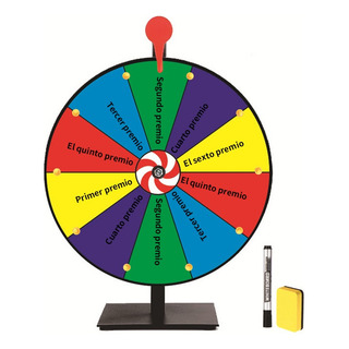 Ruleta De Premio Giratoria De 12 Inch 12 Pedazos Con Plumón Ruleta De Premio Giratoria De 12 Inch 12 Pedazos Con Plumón