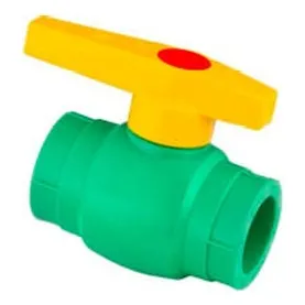 Llave De Paso Tipo Bola Ppr De 20mm 1/2  Termofusion