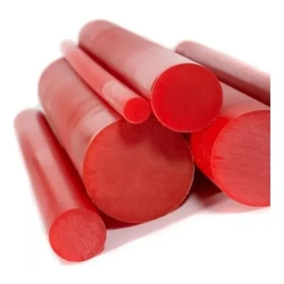 Barra Poliuretano Dureza 95-97a Roja Para Sellos 175x500mm