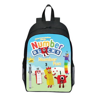 Mochila Escolar Infantil De 16 Polegadas Number Blocks Digit Mochila Escolar Infantil De 16 Polegadas Number Blocks Digit