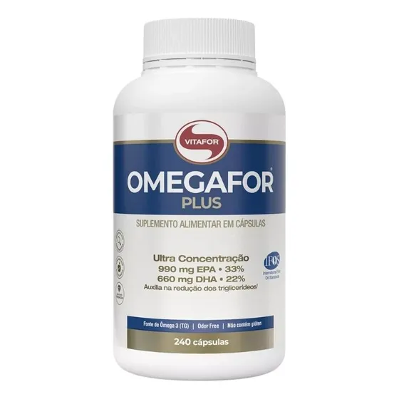 Omegafor Plus Vitafor Ultra Concentrado 240caps Sem Sabor