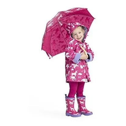 Hatley Impermeable Estampado Clasico Para Niña