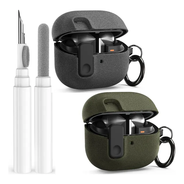 2pcs Capa Para Samsung Galaxy Buds 3/3pro Case +limpiador