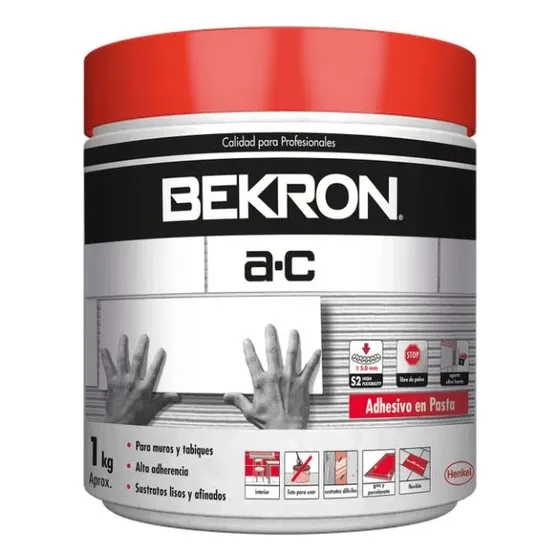Adhesivo Ceramico Pasta  Bekron Ac Pote 1 Kilo