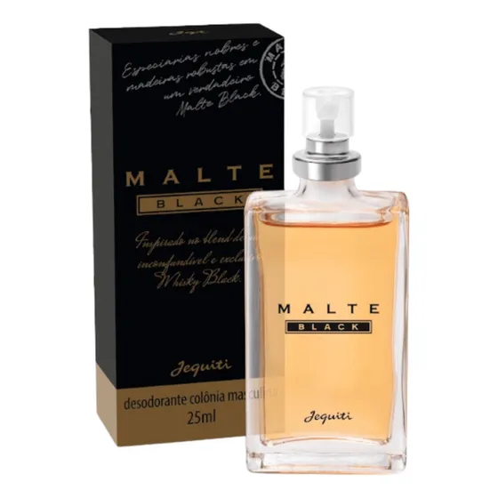 Perfume Masculino Malte Black 25ml Jequiti Volume Da Unidade 25 Ml