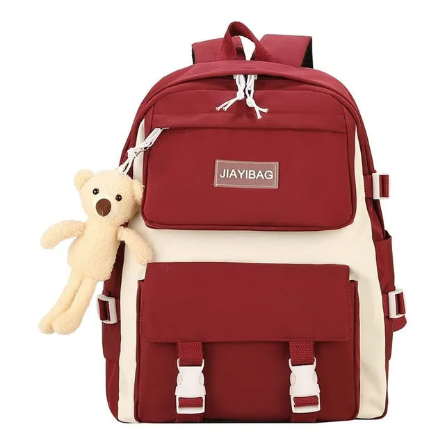 Mochila Kawaii Colgante Oso Suministro Regreso Clase