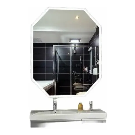 Espejo Luz Led Forma Diamante 60x80cm