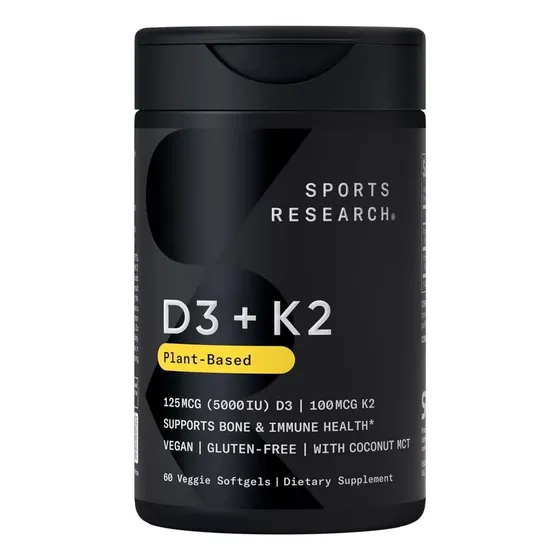 Vitamina D3 + K2 2 En 1 60 Capsulas Sports Research