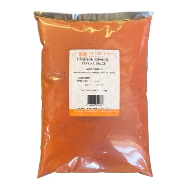 Pimenton Español Dulce Paprika 500 Gramos