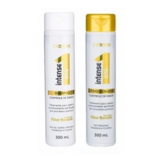 Kit Shampoo Condicionador Intense One 24k Controle Danos
