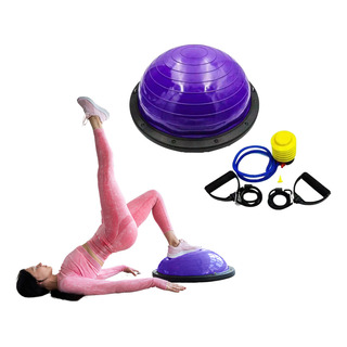 Bosu Ball Entrenar Equilibrio Crossfit Balance Yoga Pilates Color Morado Bosu Ball Entrenar Equilibrio Crossfit Balance Yoga Pilates Color Morado