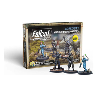 Miniatura Fallout Wasteland Warfare Washington Personalities Miniatura Fallout Wasteland Warfare Washington Personalities