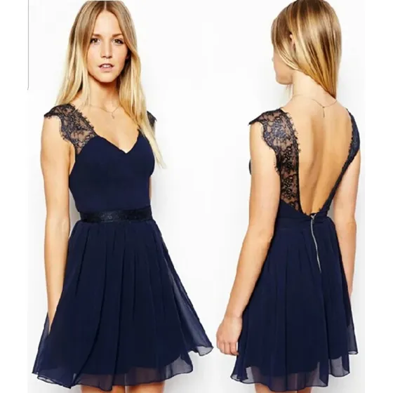 Vestido Dama Corto Elegante Tipo Cóctel