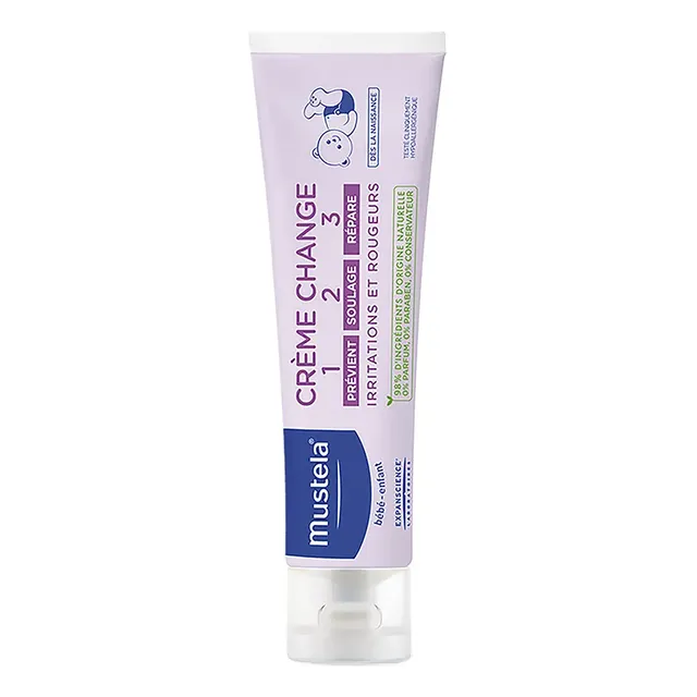 Mustela Creme Preventivo Vitaminado de Assaduras 1>2>3 108g