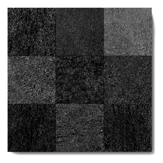 Pedra Hitam Lisa 10x10 Cm - M²