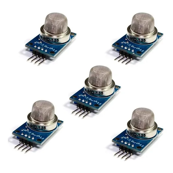 5 Piezas Modulo Mq-135 Sensor Calidad De Aire Arduino, Pic