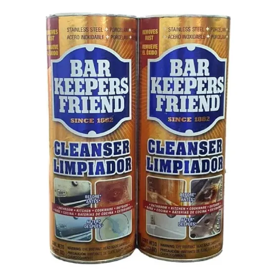 2 Piezas Limpiador Bar Keepers Friend En Polvo 595g