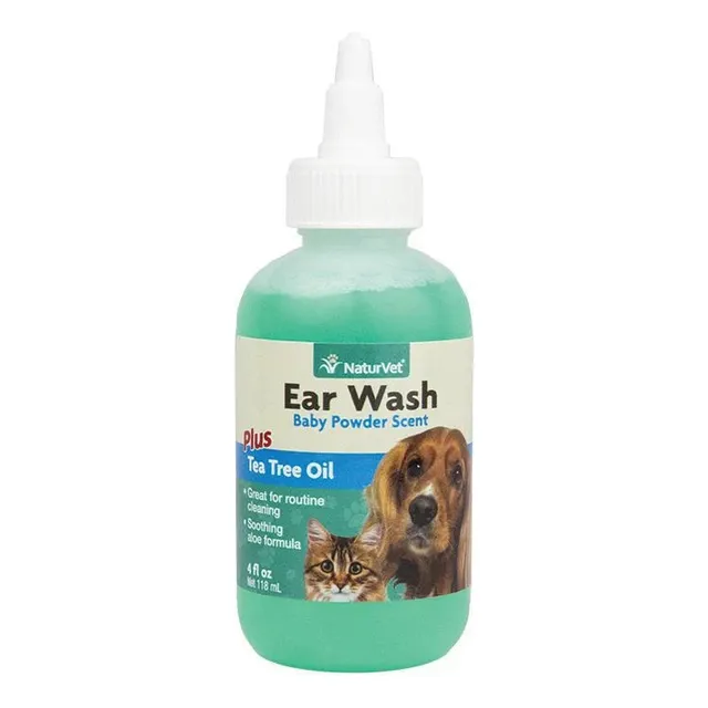 Naturvet Earr Wash Plus Limpiador De Orerjas Perros Y Gatos