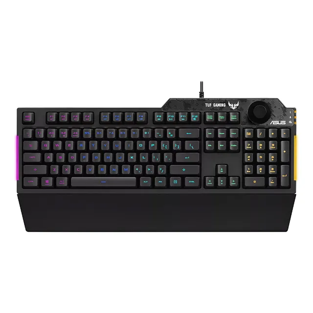Teclado Gaming Asus Tuf K1 Usb 1000hz 5 Zonas Rgb