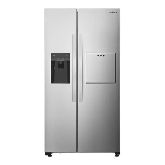 Heladera con freezer inverter Enxuta RENX16600I color acero inoxidable con capacidad de 532L 220V