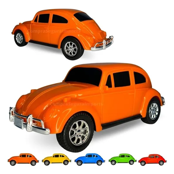 Carrinho De Brinquedo Fusca Beetle 1970 Carro Antigo Classic