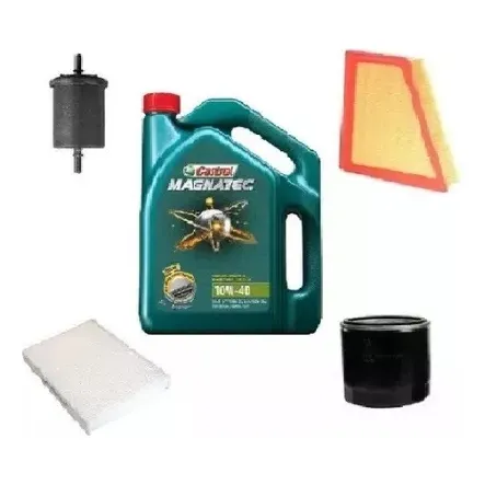 Kit Filtros Y Aceite Castrol 10w40 Vw Up