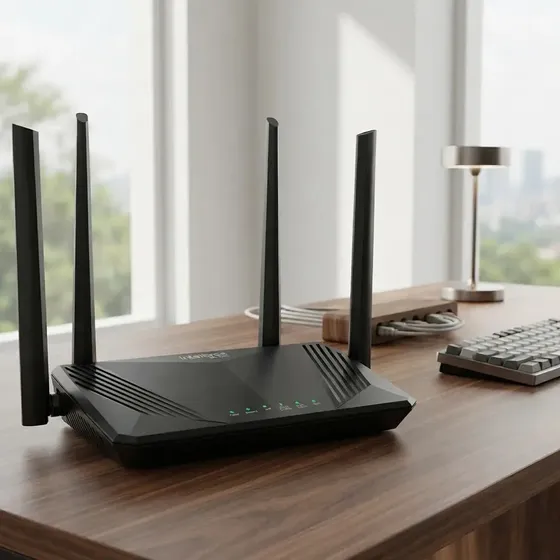 Roteador Wifi 6 Dual Band Mesh Gigabit 4 Antenas Intelbras W6-1500 Cor Preto