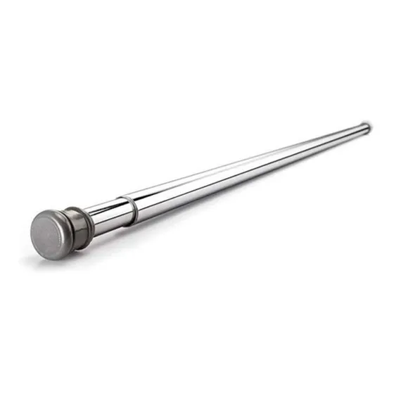 Tubo Cortinero Cromado 3cm Diámet 104cm A 193cm Largo Baño 