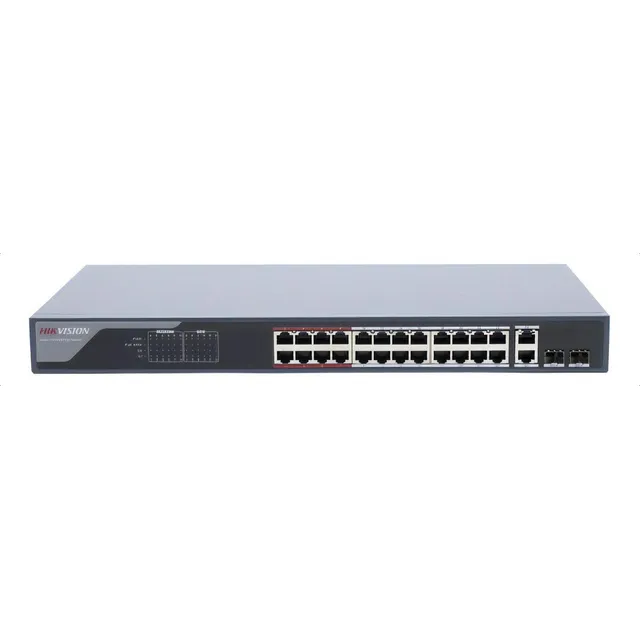 Switch Monitoreable Poe+ 24 Puertos 10/100 Mbps Hasta 250mts