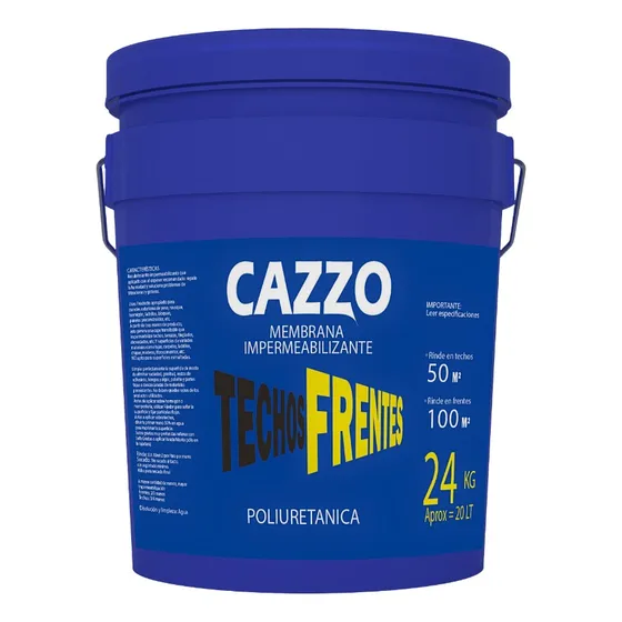 Membrana Liquida Techos / Frentes Cazzo 10lts Blanco