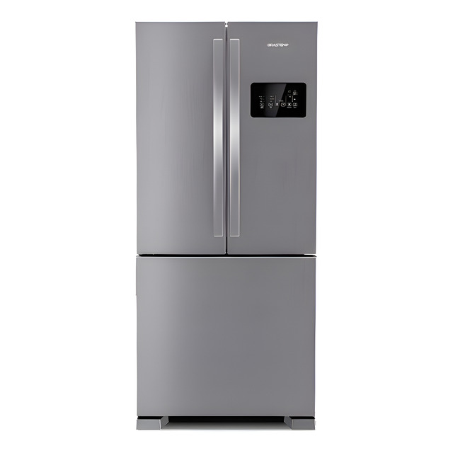 Geladeira Frost Free French Door Inverter Inox Brastemp Bro85ak Geladeira Frost Free French Door Inverter Inox Brastemp Bro85ak
