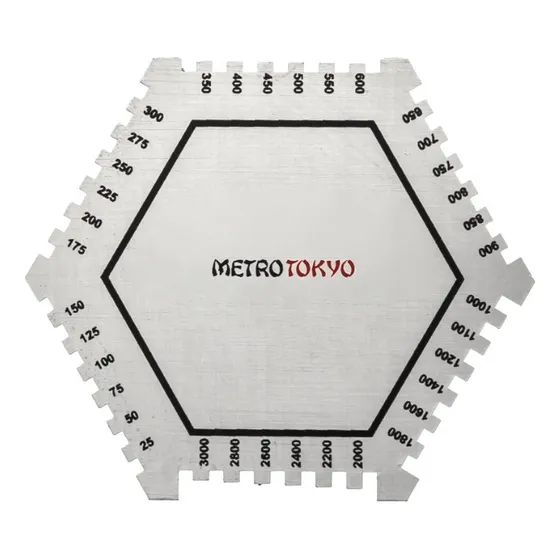 Medidor Camada Tinta Úmida Tipo Pente  25-3000µm Com Nf